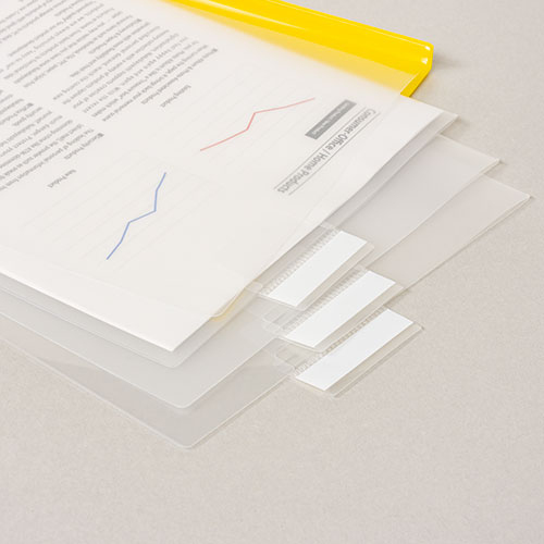 ナカバヤシ マトメルホルダー・トップインデックス・5枚入 A4 CH7033B ブルー