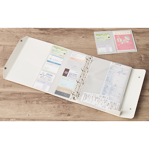 ナカバヤシ くらしのファイル A4 医療 CLAF-A44W ホワイト