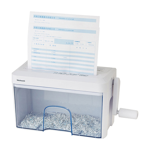 ナカバヤシ クルッキル マイクロ 3ウェイハンドシュレッダ NSH-303WH ホワイト