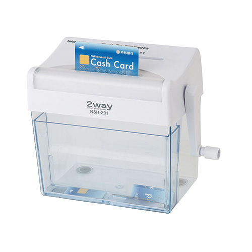 ナカバヤシ クルッキル クロス 2ウェイハンドシュレッダ NSH-201WH ホワイト