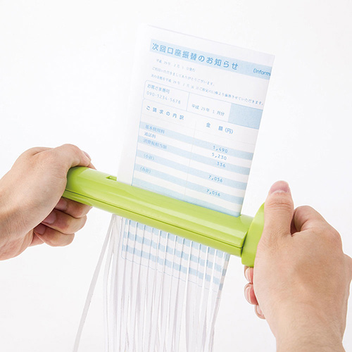 ナカバヤシ クルッキル ハンディーシュレッダ NSH-H01GN グリーン