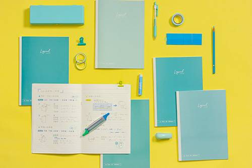 ナカバヤシ スイング・ロジカルカラーノート/ブルー/セミB5/A罫 NB504A-B3