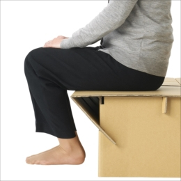 ナカバヤシ 段ボールベッド/ナチュラル NDB-1990NA