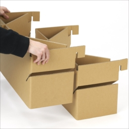 ナカバヤシ 段ボールベッド/ナチュラル NDB-1990NA