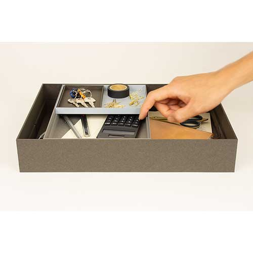 ナカバヤシ haconia(ハコニア)卓上トレーA4 HCN-TTLA4GY グレー