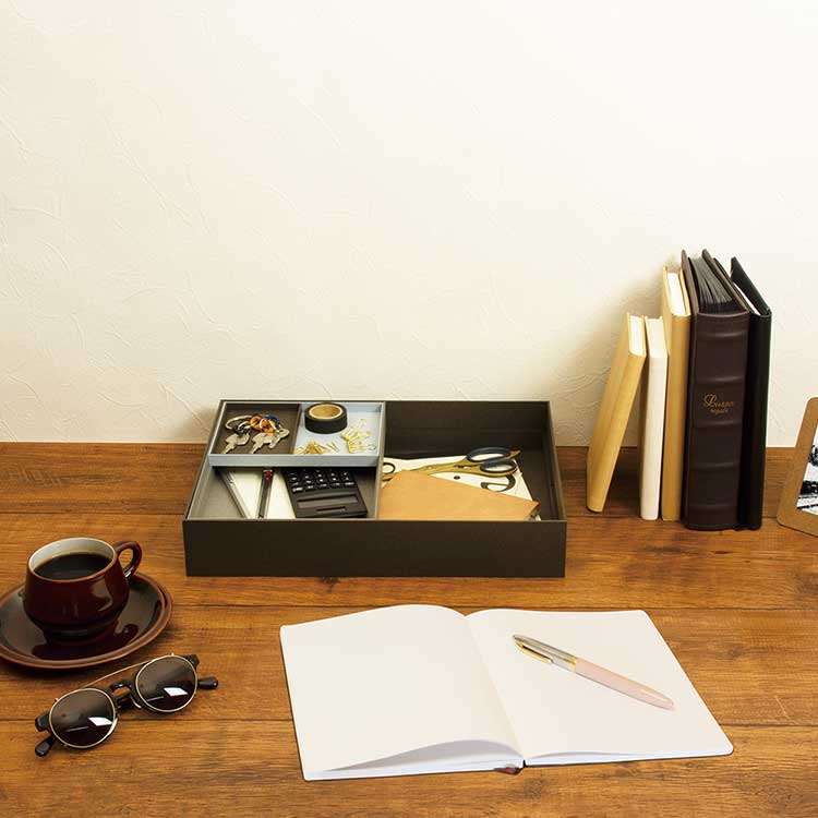 ナカバヤシ haconia(ハコニア)卓上トレーA4 HCN-TTLA4GY グレー