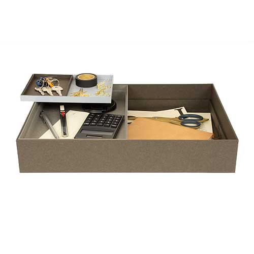 ナカバヤシ haconia(ハコニア)卓上トレーA4 HCN-TTLA4GY グレー