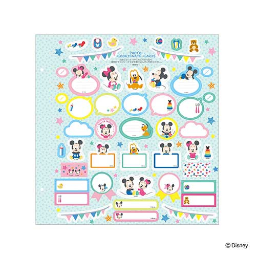 ナカバヤシ ディズニーキャラクター フエルアルバム Lサイズ プラコート台紙 A-LP-141 ミッキー&フレンズA