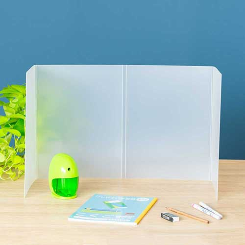 ナカバヤシ 折りたたみモバイルパーティション ミルキーホワイト(シボ入り) PTS-OT1034MW