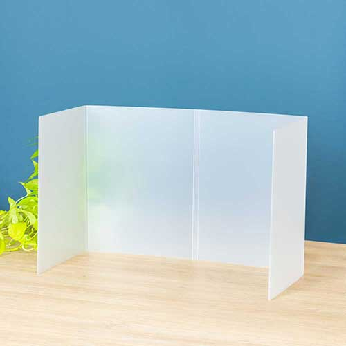 ナカバヤシ 折りたたみモバイルパーティション ミルキーホワイト(シボ入り) PTS-OT1034MW