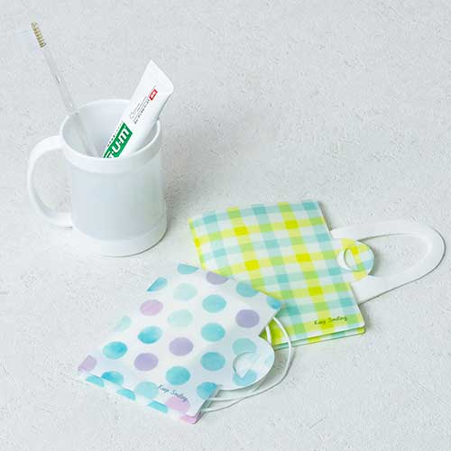 ナカバヤシ マスクキーパー 平面型タイプ IF-3051-1 ダークブルー