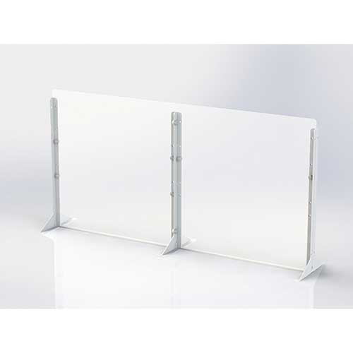 ナカバヤシ デスクトップパーティション 600×600サイズ PTS-PP6060MW ミルキーホワイト