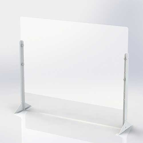 ナカバヤシ デスクトップパーティション 900×600サイズ PTS-PP9060MW ミルキーホワイト