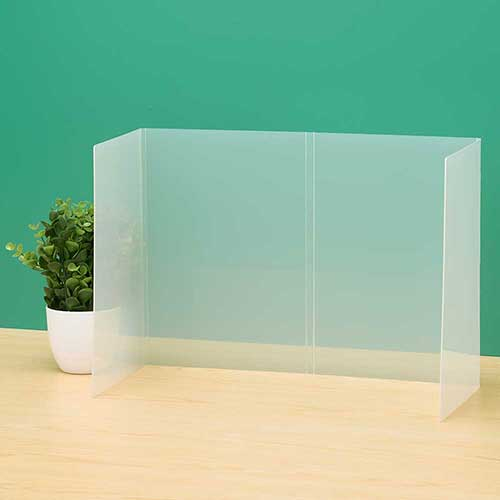 ナカバヤシ 折りたたみモバイルパーティション 小さめサイズ クリア PTS-OT8632CR