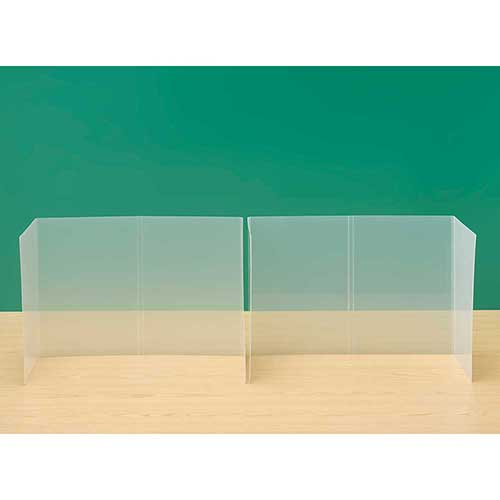 ナカバヤシ 折りたたみモバイルパーティション 小さめサイズ クリア PTS-OT8632CR