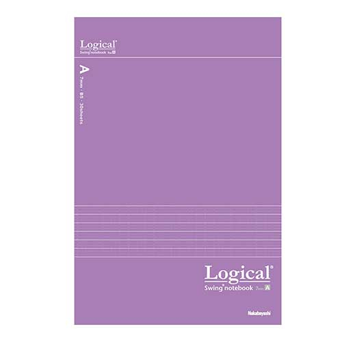 ナカバヤシ スイング・ロジカル抗菌表紙ノート セミB5 キュートカラー A罫/3冊パック NB508A-3P