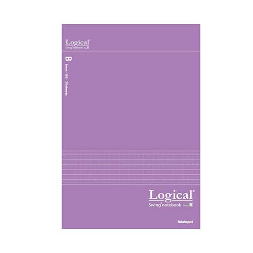 ナカバヤシ スイング・ロジカル抗菌表紙ノート セミB5 キュートカラー B罫/3冊パック NB508B-3P