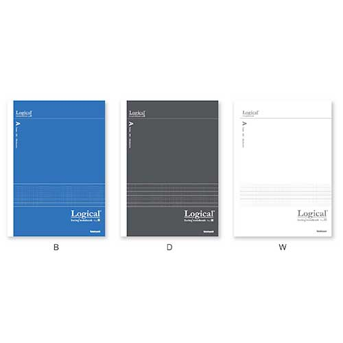 ナカバヤシ スイング・ロジカル抗菌表紙ノート セミB5 クールカラー A罫/3冊パック NB509A-3P