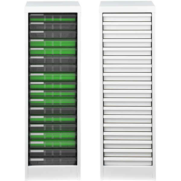 アバンテV2 フロアケース A4 浅18段 AF-18 マットホワイト