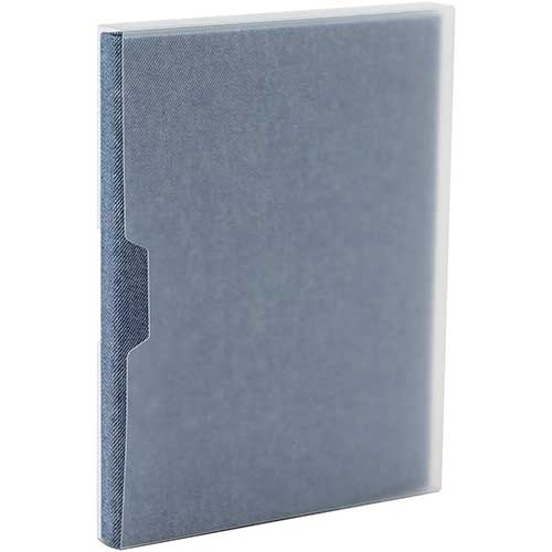 アルバム ナカバヤシ cotto. (コット)黒台紙フォトアルバム L判2段ポケット A-COPL-480B ブルー
