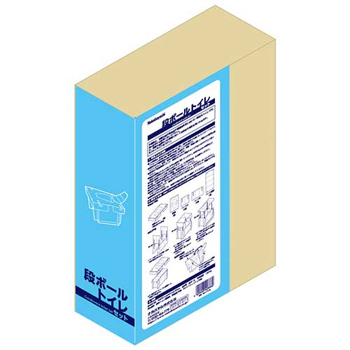 ナカバヤシ 段ボールトイレセット/ナチュラル NDT-101NA