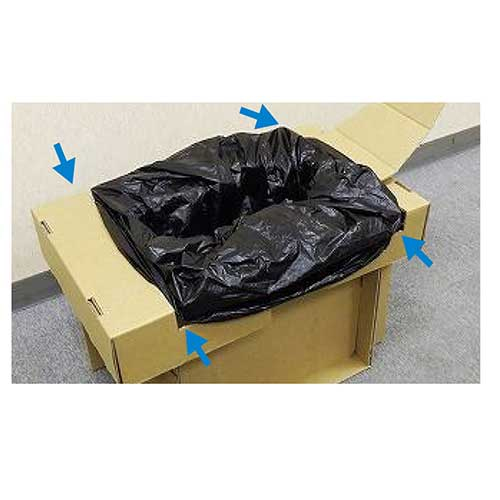 ナカバヤシ 段ボールトイレセット/ナチュラル NDT-101NA