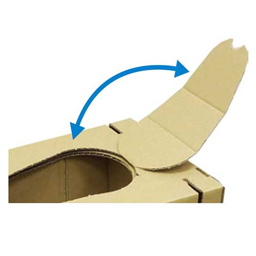 ナカバヤシ 段ボールトイレセット/ナチュラル NDT-101NA