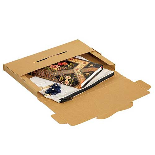 ナカバヤシ 段ボールボックス M 5枚入り 厚さゲージ付 NDBX-M