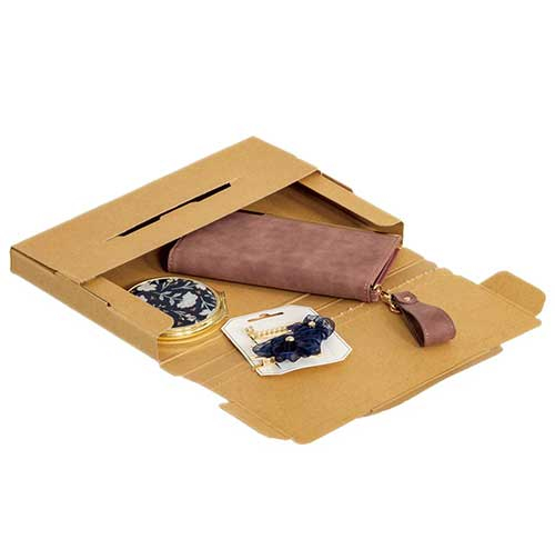 ナカバヤシ 段ボールボックス S 5枚入り 厚さゲージ付 NDBX-S