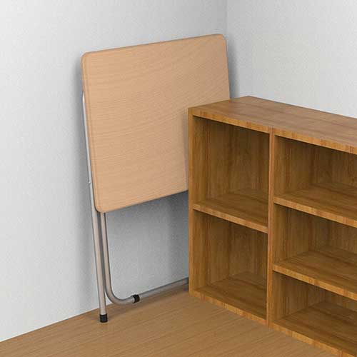 ナカバヤシ 折りたたみデスク 幅60cmタイプ NFD-6050CNM ナチュラル木目