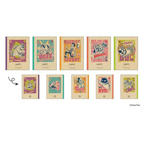 ロジカルエアーノート セミB5 ピクサー レトロクラフト 5P NCLB502A-5P