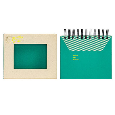 アルバム ナカバヤシ フォトランク フレームケースアルバム L判1段60枚 ポケットアルバム A-FTPC-102-G グリーン