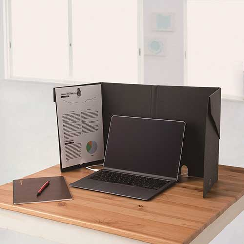 ナカバヤシ ori-pact【オリパクト】 デスクパーティション グレー NOP-P01GY