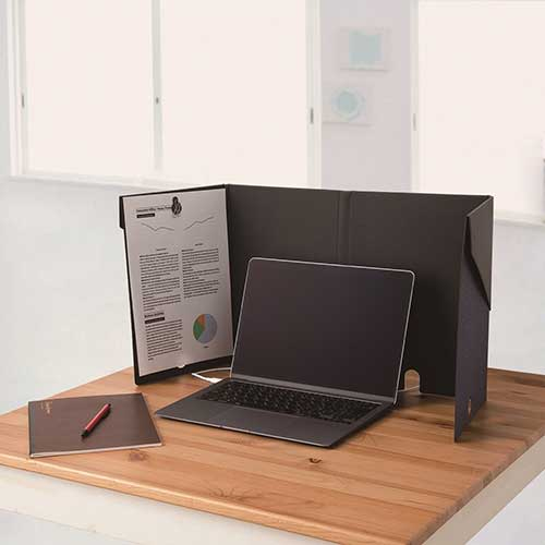 ナカバヤシ ori-pact【オリパクト】 デスクパーティション ネイビー NOP-P01NV