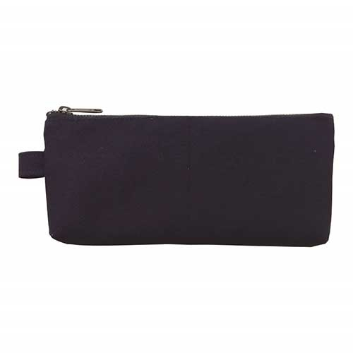 ナカバヤシ 抗菌・抗ウイルス生地製ペンケース スリム ネイビー CPC-S01-NV