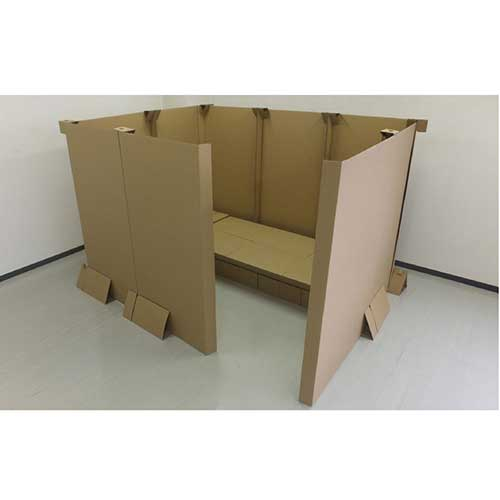 ナカバヤシ 段ボールパーティション　１２枚セット／ナチュラル NDP-158012NA