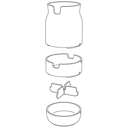 ナカバヤシ CAPOTTO よく使う1本が見つかるペンスタンド/ネイビー CPT-PS101NV