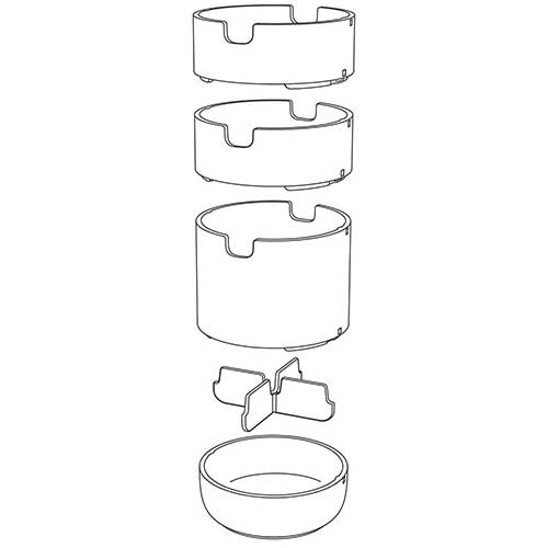 ナカバヤシ CAPOTTO コマモノデスクオーガナイザー/ネイビー CPT-ON101NV