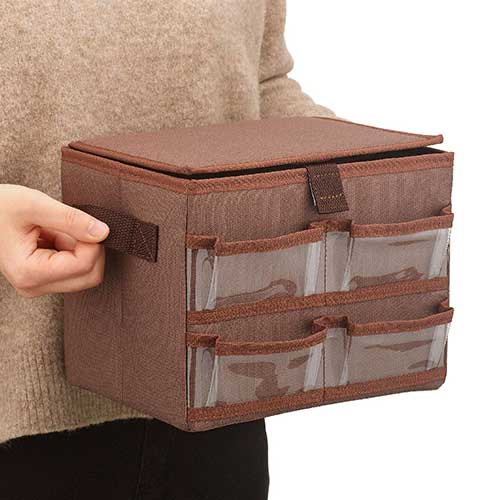 ナカバヤシ 健康サポートボックス/ブラウン IF-3041BR