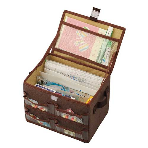 ナカバヤシ 健康サポートボックス/ブラウン IF-3041BR