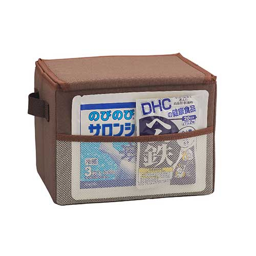 ナカバヤシ 健康サポートボックス/ブラウン IF-3041BR