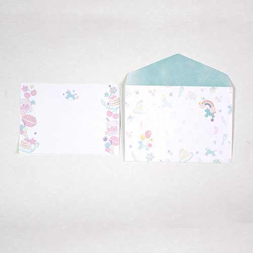 ナカバヤシ ヒポポアイランド レターセット 3 HPP-LTS-3