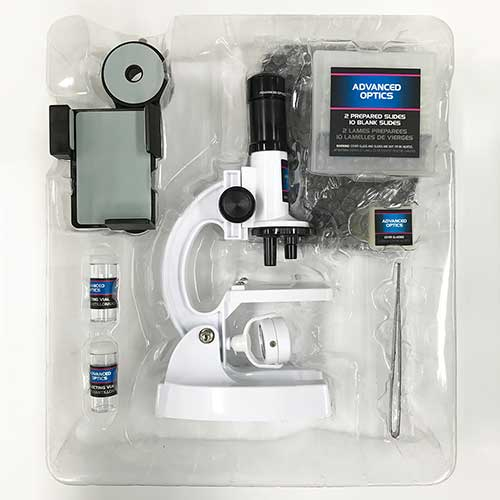 ナカバヤシ 学習用撮影顕微鏡900セット/ホワイト PMS-900W