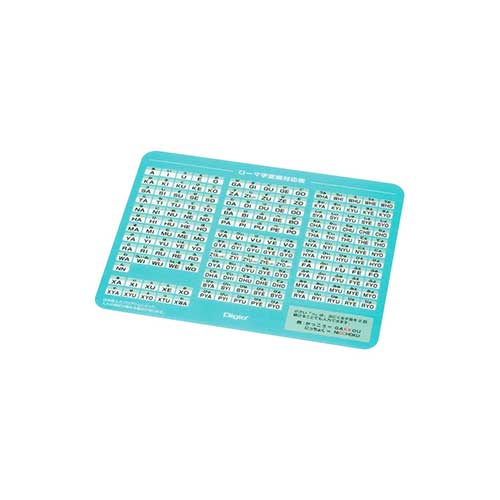 ローマ字マウスパッドmini/ライトブルー MUP-929LB