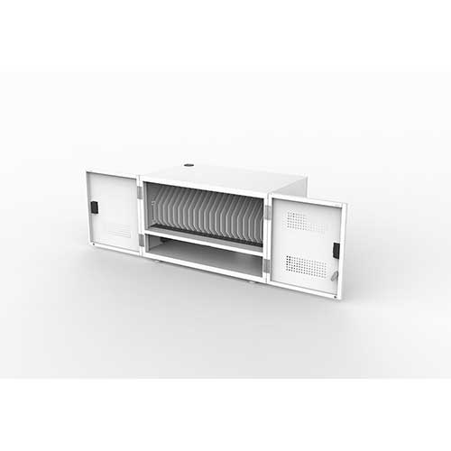 タブレット保管庫 22台収納/ホワイト PTB-22W