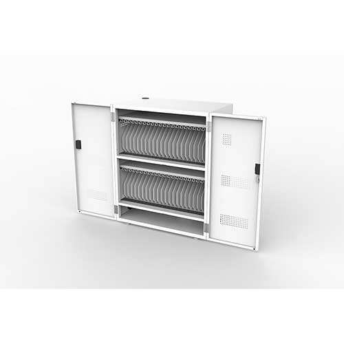 タブレット保管庫 44台収納/ホワイト PTB-44W