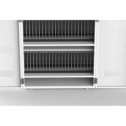 タブレット保管庫 44台収納/ホワイト PTB-44W