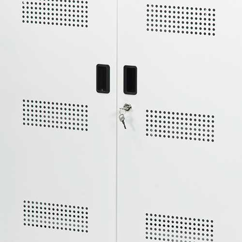 タブレット保管庫 44台収納/ホワイト PTB-44W