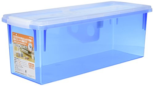 ナカバヤシ かたづけベスト キャパティコンテナ CD&DVD CDC-101-CBN クリアブルー