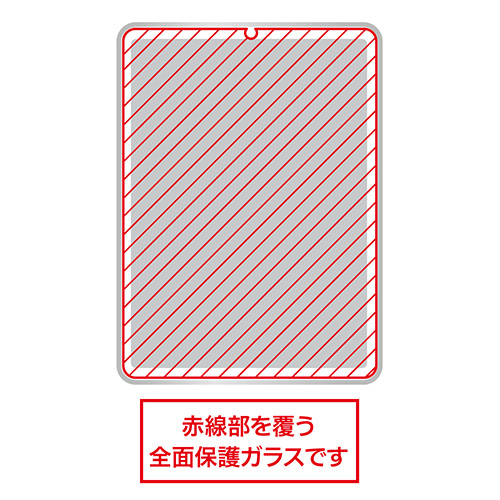 ナカバヤシ iPadPro11(2018)用 ガラスフィルム(指紋防止) TBF-IP182GFLS (tm)